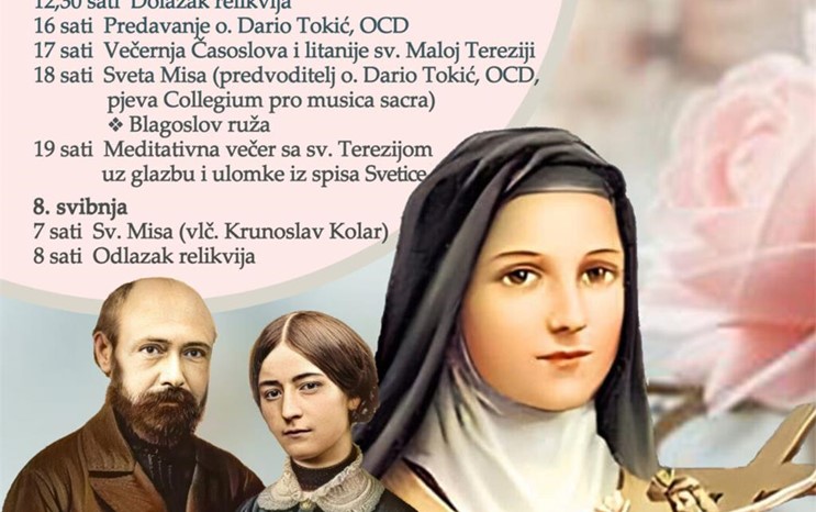 Relikvije sv. Male Terezije i njezinih roditelja u Karmelu u Brezovici